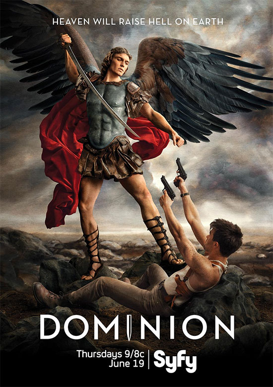 Me ha molado este cartel de "Dominion", serie del canal SyFy y secuela de Legión