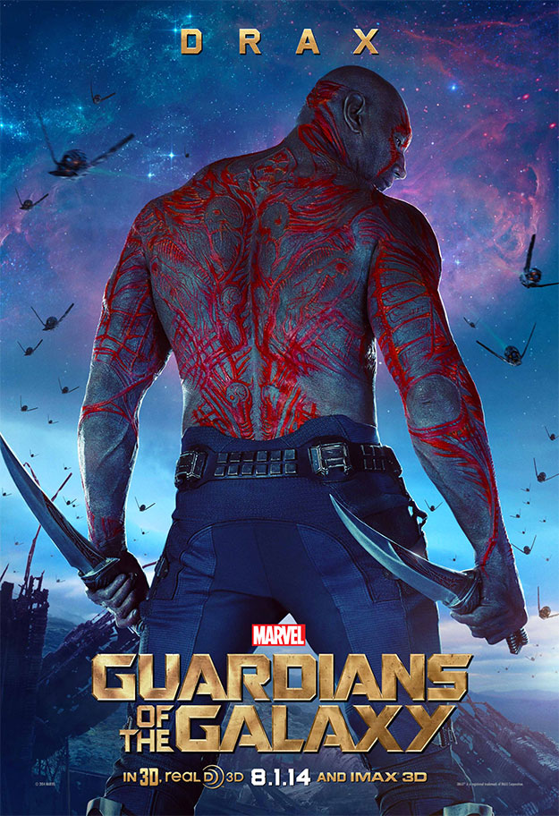 En Guardianes de la Galaxia estará Drax el destructor... obvio