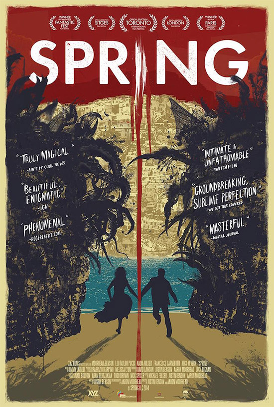 Un nuevo cartel bastante molón del film de terror SPRING
