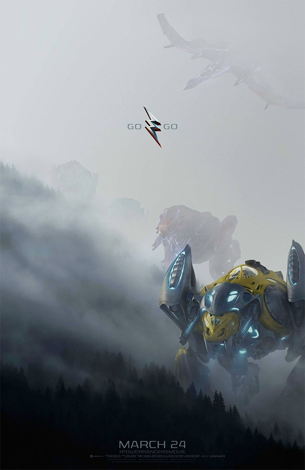 El nuevo cartel de Power Rangers
