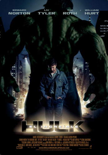 Póster español de El Increíble Hulk