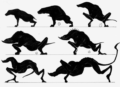 Evolución en los modelos para el monstruo de Star Trek