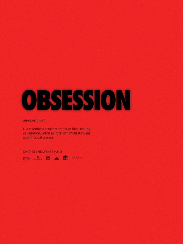 Un cartel de Obsession