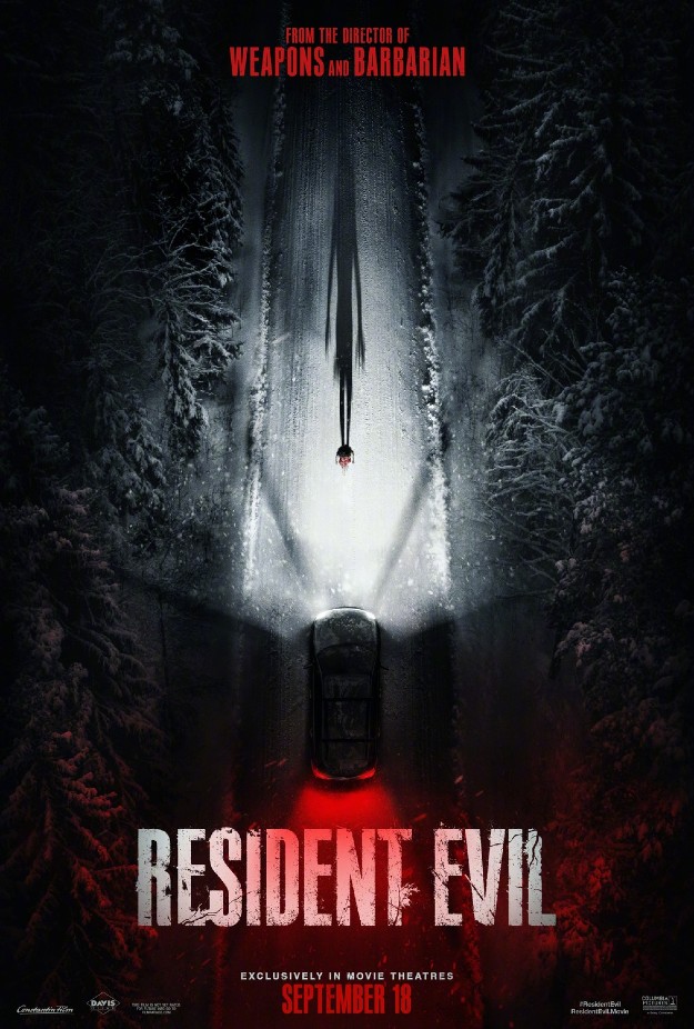 Un cartel de Resident Evil